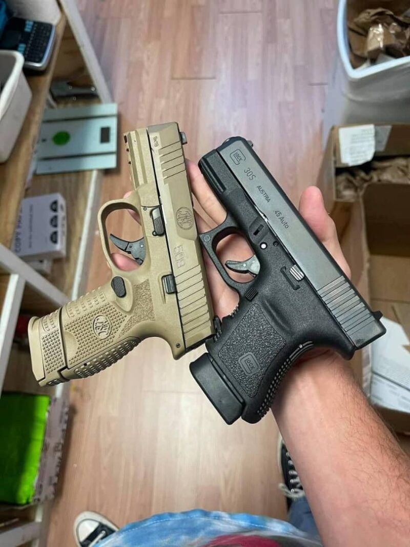 FN 509 e Glock 30S