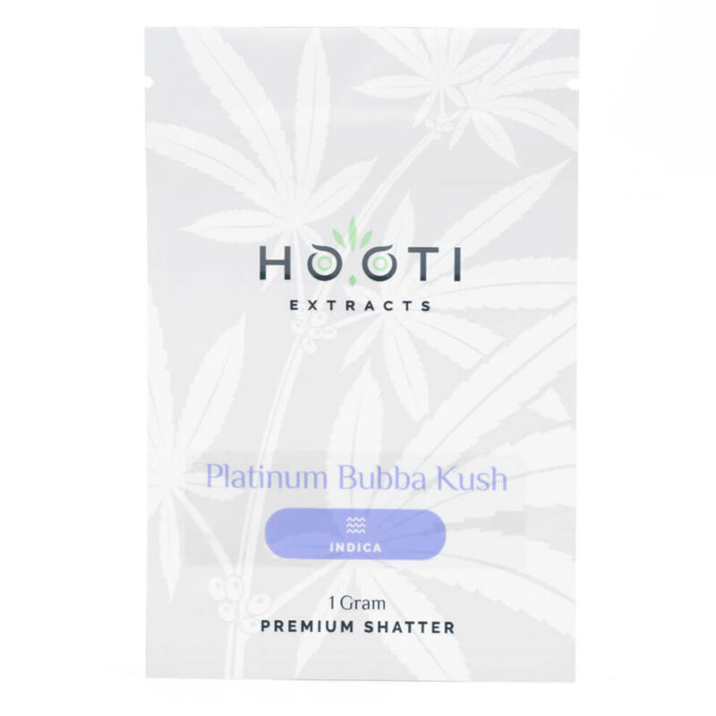 Platinum Bubba Kush Shatter (Hooti Extracts)