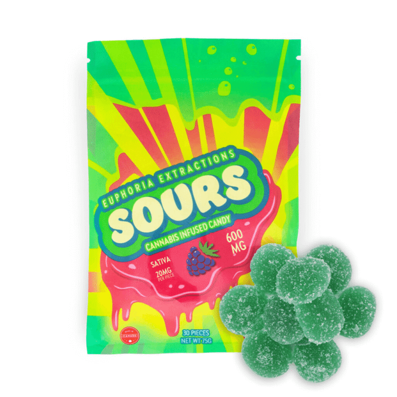 600mg THC Sativa Sours (Euphoria Extractions)