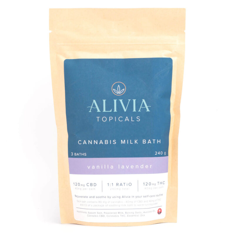 240mg 1:1 Cannabis Milk Bath (Alivia Topicals)