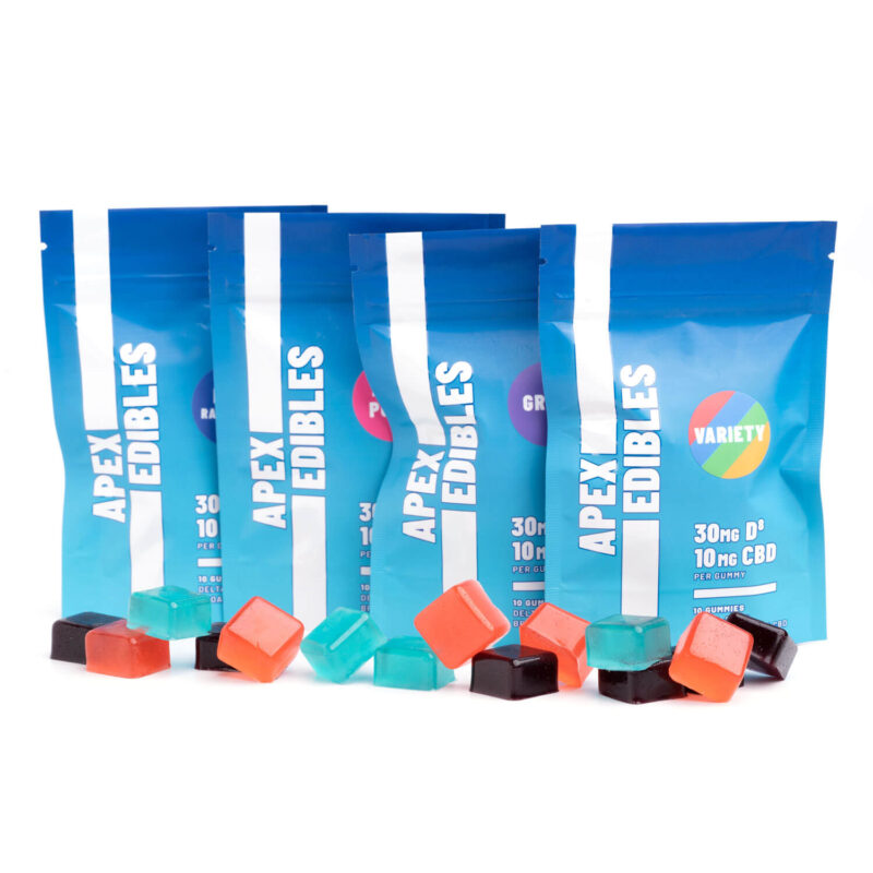 300mg D8 THC Gummies (Apex Edibles)