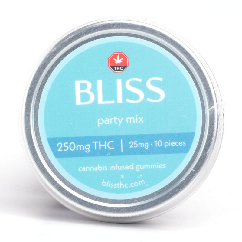 Party Mix 250mg THC (Bliss Edibles)