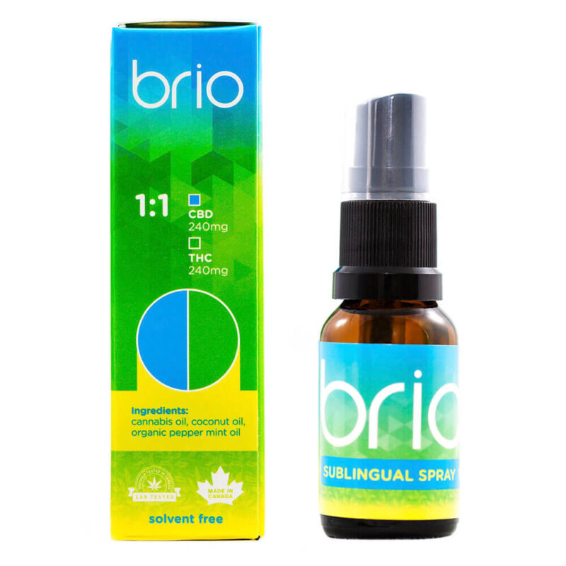 Brio 1:1 CBD/THC Sublingual Spray (Mota)