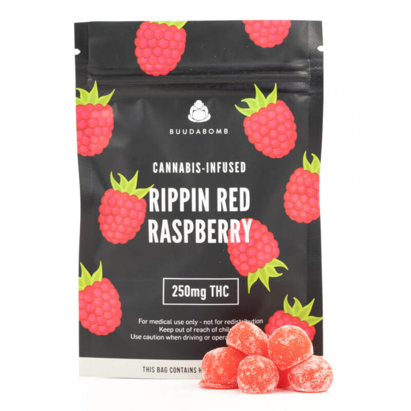 250mg THC Vegan Gummies (BuudaBomb)