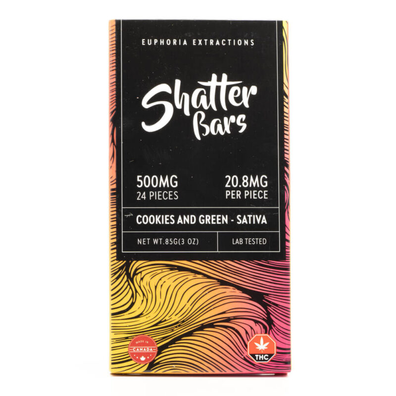 Sativa Cookies & Green Shatter Bar (Euphoria Extractions)