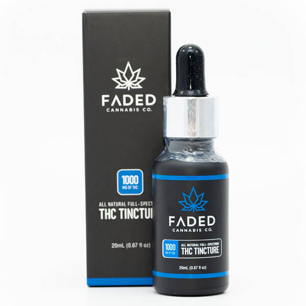 1000mg THC Full Spectrum Tincture (Faded Cannabis Co)