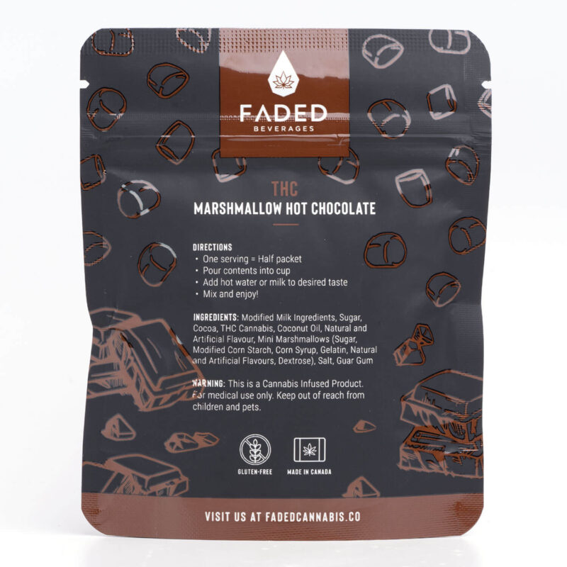 100mg THC Hot Chocolate (Faded Cannabis Co) - Image 2