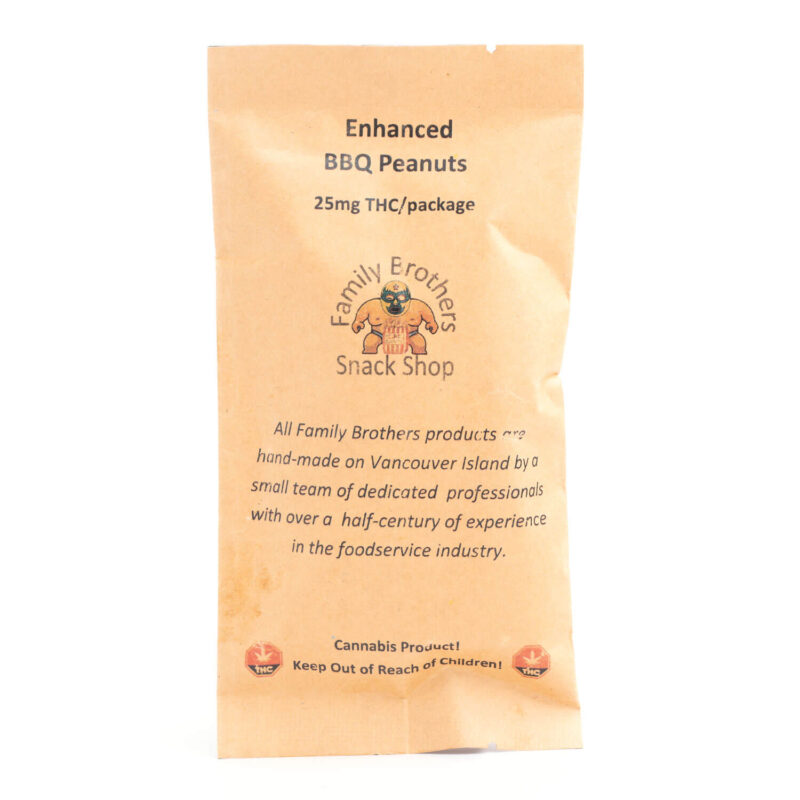 25mg THC BBQ Peanuts (Family Brothers)