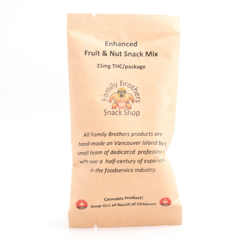 25mg THC Fruit & Nut Snack Mix (Family Brothers)