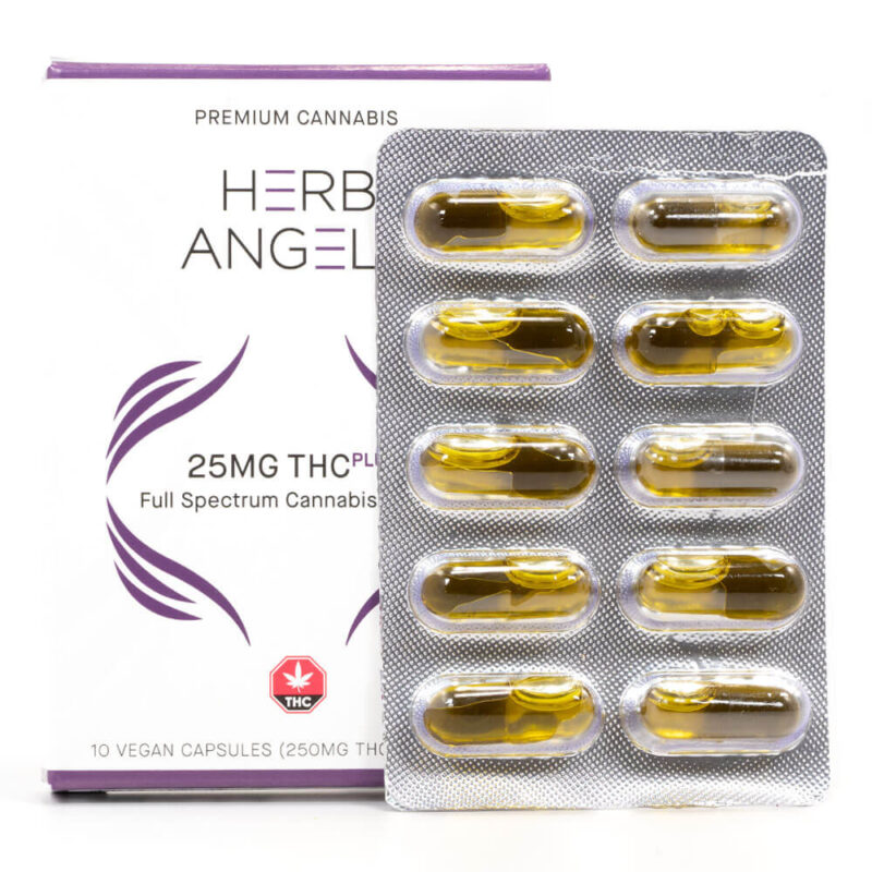 250mg THC Plus Capsules (Herb Angels)