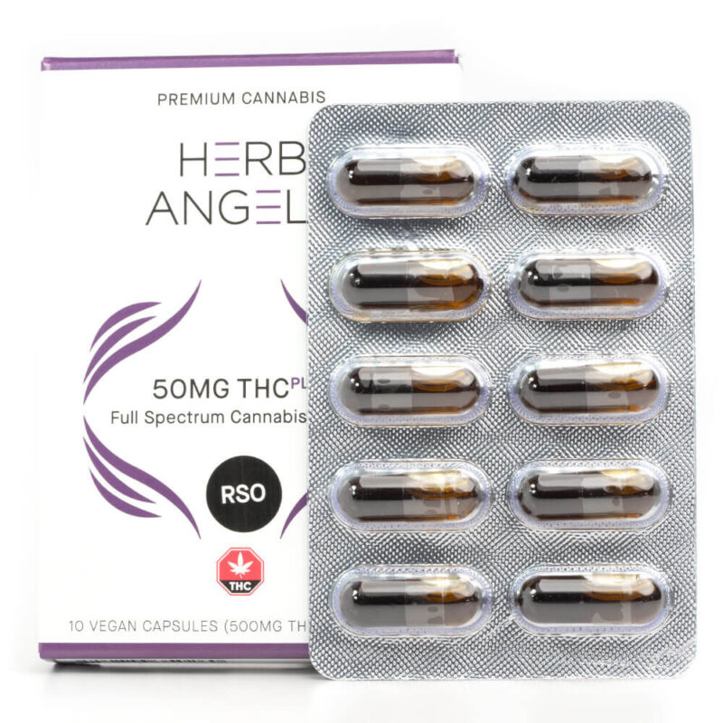 500mg THC Plus Capsules (Herb Angels)