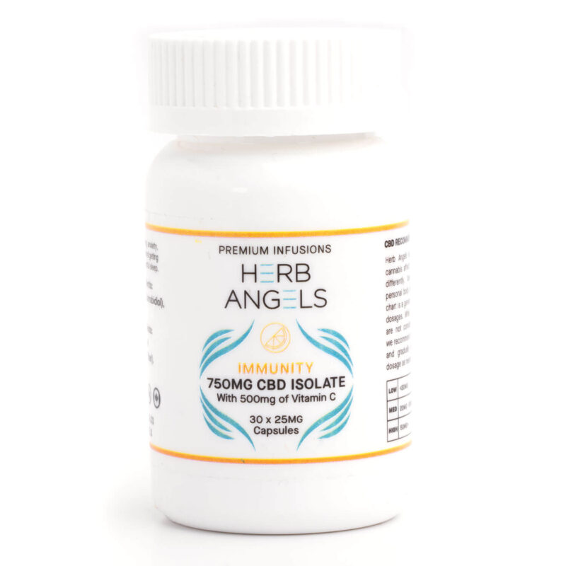 750mg CBD Immunity Capsules (Herb Angels)