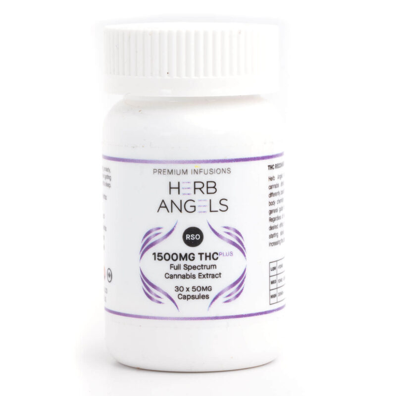 1500mg THC Plus Capsules (Herb Angels)