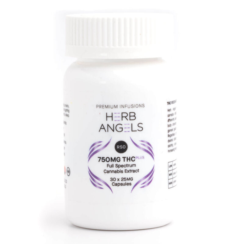 750mg THC Plus Capsules (Herb Angels)