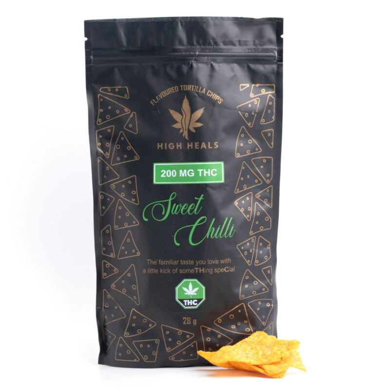 200mg THC Sweet Chilli Chips (High Heals)