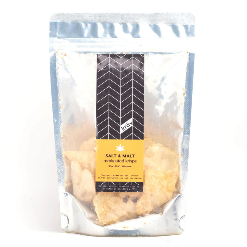 80mg THC Salt & Malt Medicated Krisps (KRAV)