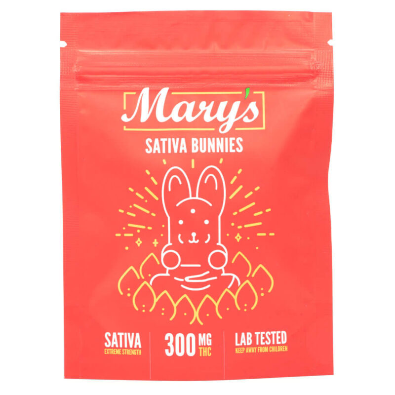 Extreme Strength Sativa Bunnies 300mg THC (Mary’s Edibles)