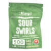 Ultra Strength Sativa Sour Swirls 500mg THC (Mary’s Edibles)