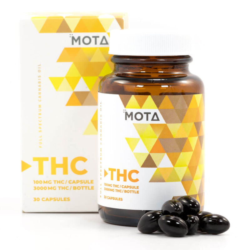 100mg THC Capsules (Mota) - Image 2