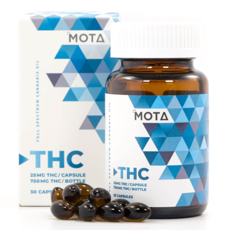 25mg THC Capsules (Mota) - Image 2