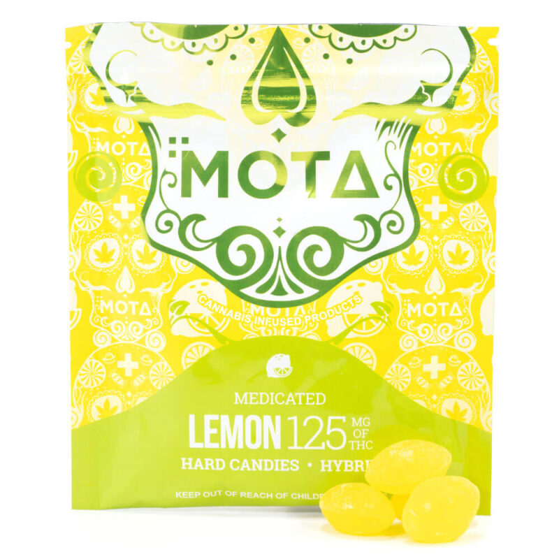 Lemon Hard Candy 125mg THC (Mota)