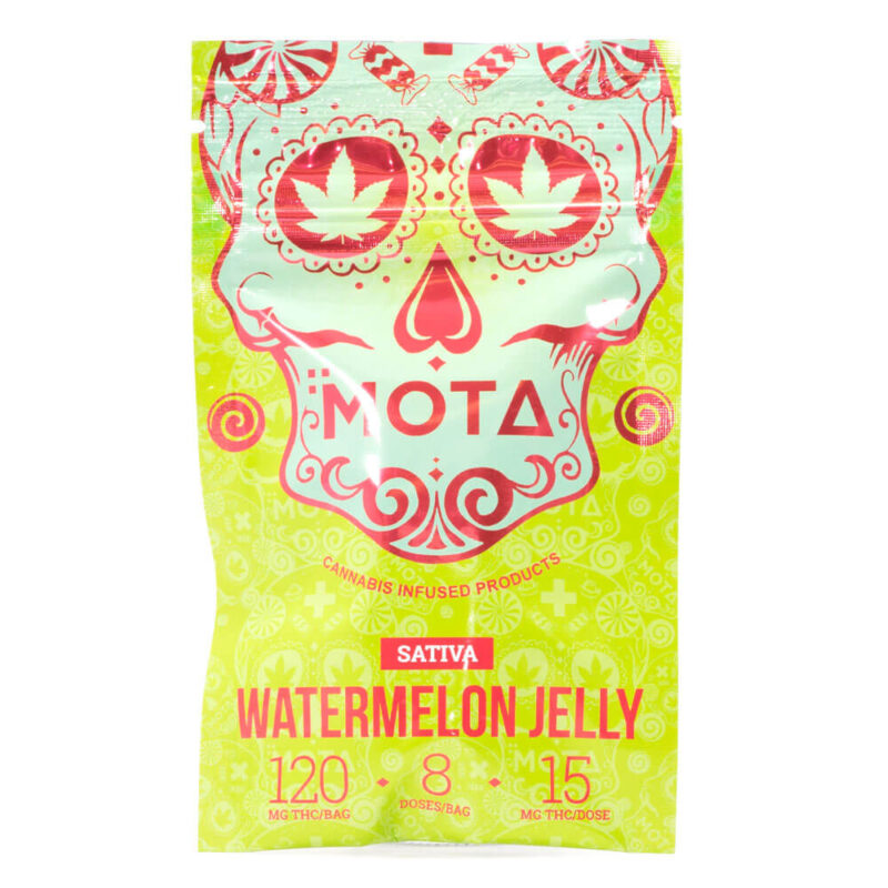 Sativa Medicated Watermelon Jelly 120mg THC (Mota)