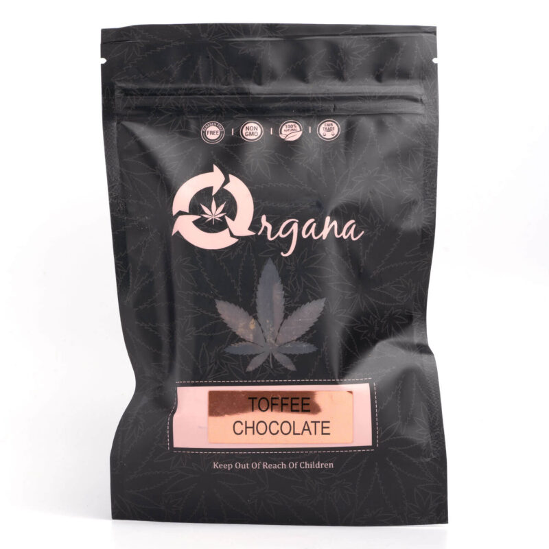 THC & CBD Toffee Chocolate Bar (Organa)