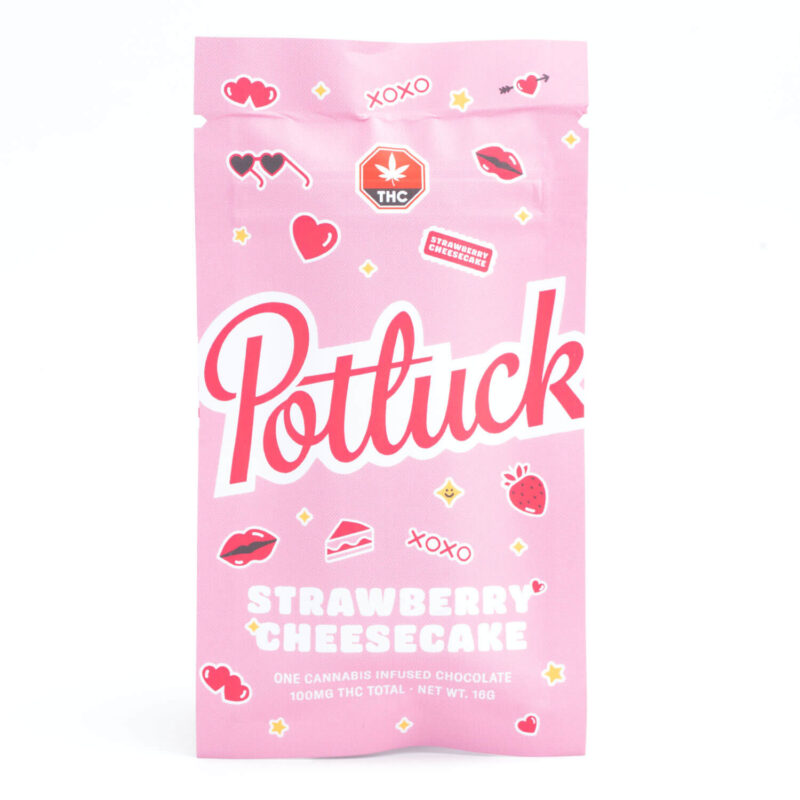 100mg THC Strawberry Cheesecake Chocolate (Potluck)