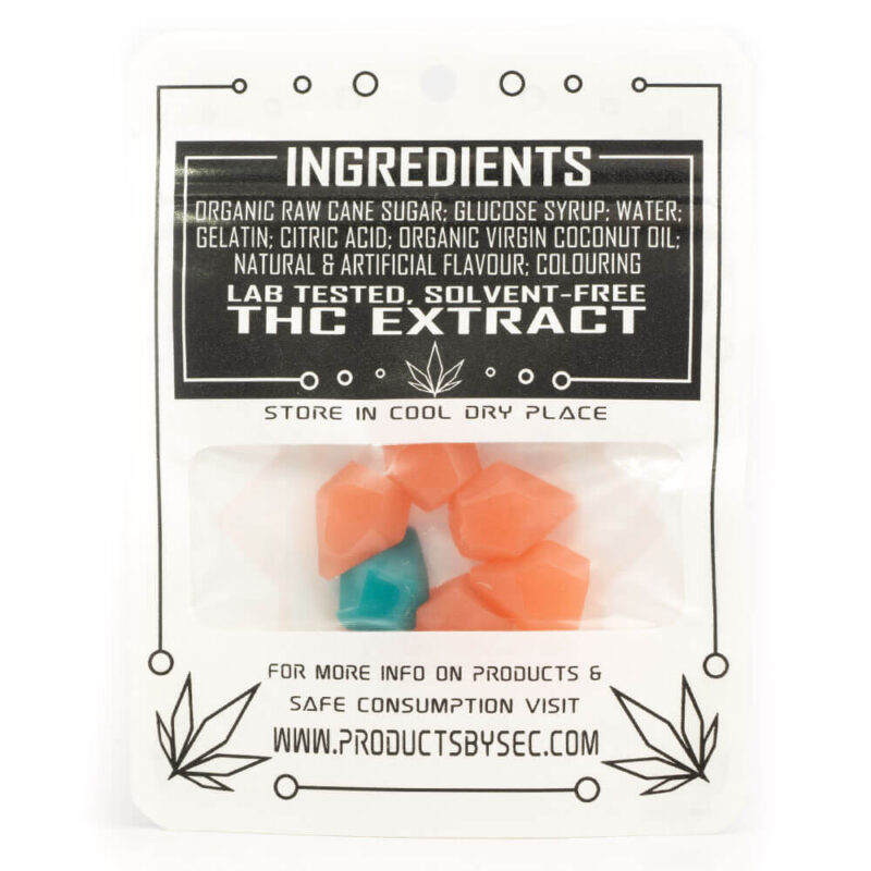 Sour Blue Raspberry Gemmies 35mg THC (SeC)