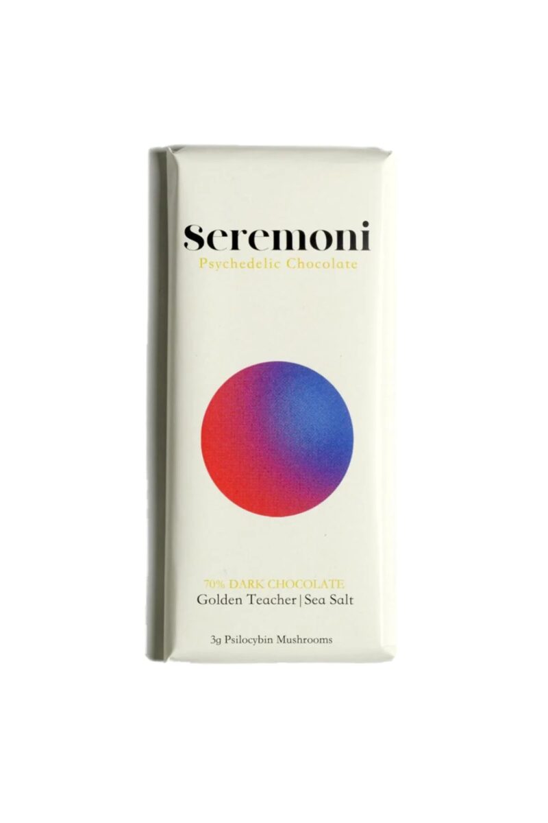Seremoni Psilocybin Chocolate Bar Sea Salt & Golden Teacher Mushrooms