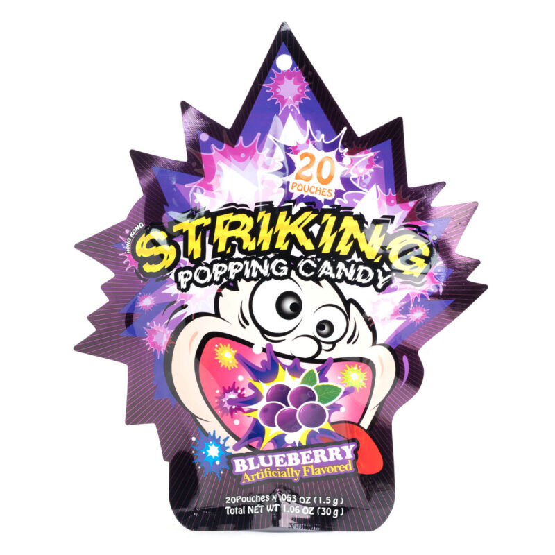 Blueberry Striking Popping Candy