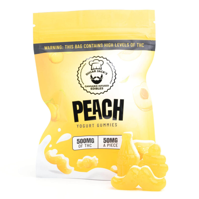 500mg THC Yogurt Gummies (Sugar Jack’s) - Image 5