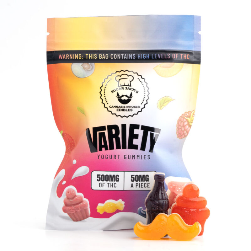 500mg THC Yogurt Gummies (Sugar Jack’s) - Image 6