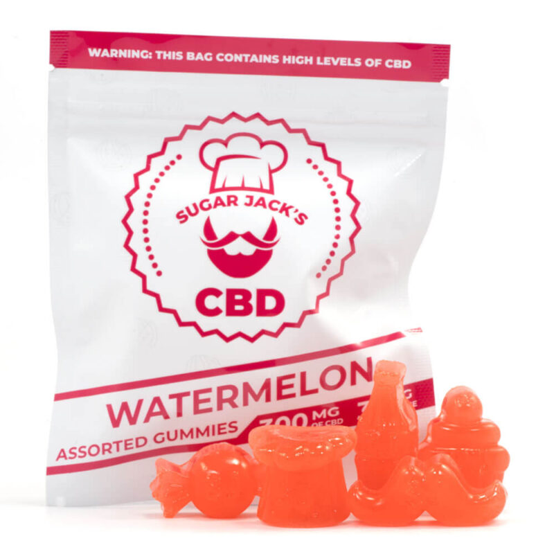 300mg CBD Assorted Watermelon Gummies (Sugar Jack’s)