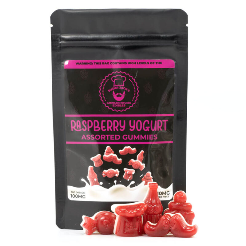 100mg THC Yogurt Gummies (Sugar Jack’s)
