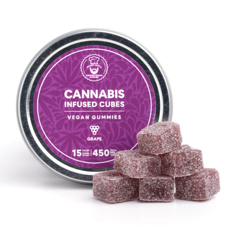 450mg THC Vegan Sugar Cubes (Sugar Jack’s) - Image 2