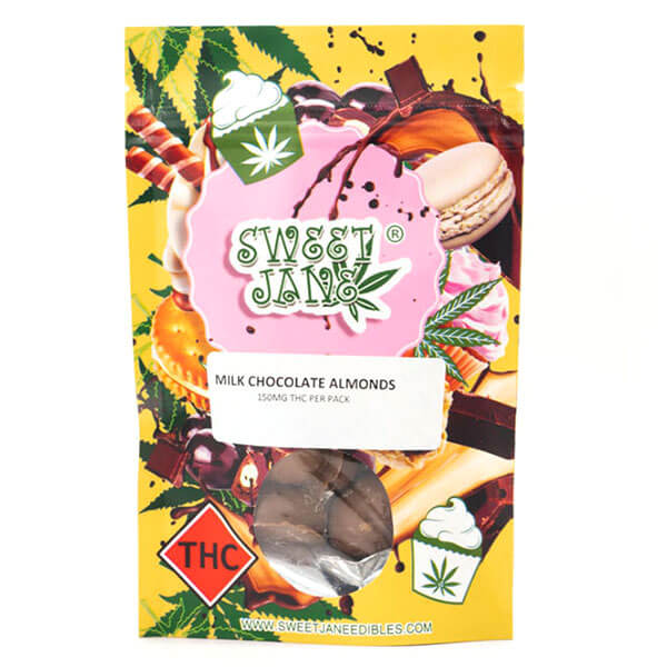 Milk Chocolate Almonds 150mg THC (Sweet Jane)
