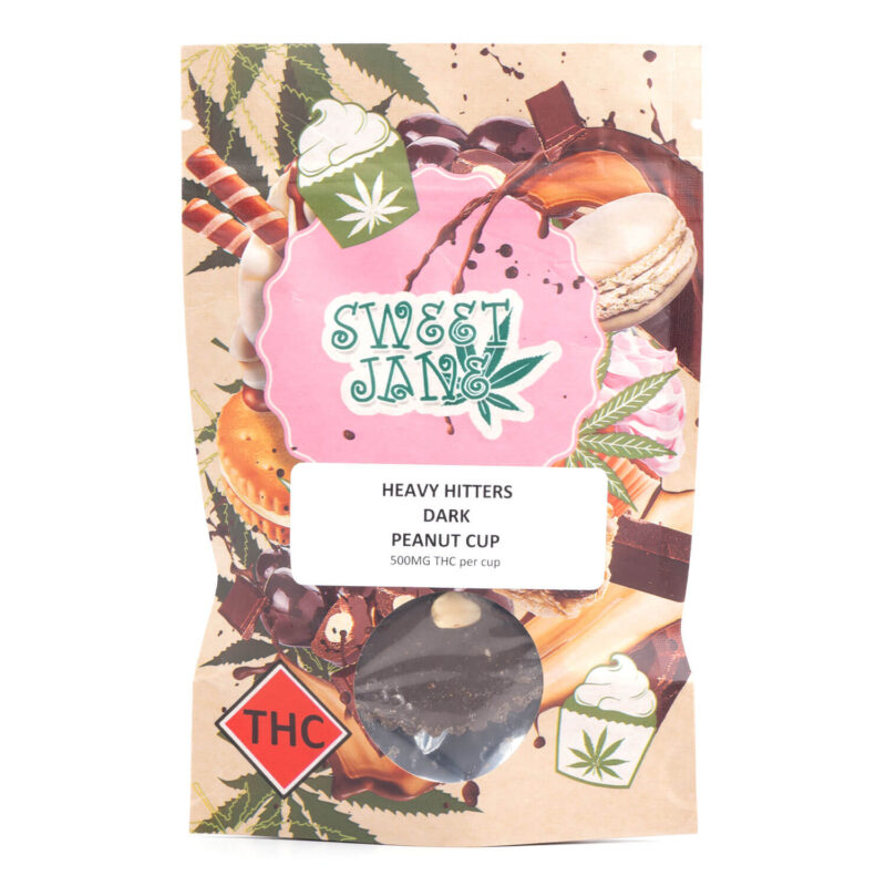 500mg Heavy Hitter Dark Chocolate Peanut Butter Cup (Sweet Jane)