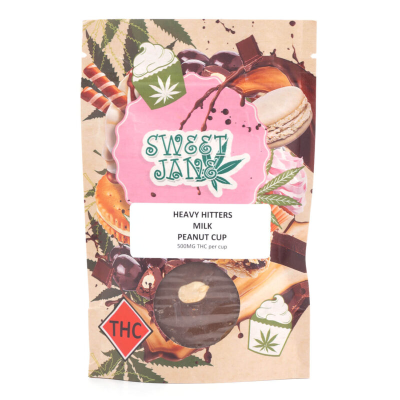 500mg Heavy Hitter Milk Chocolate Peanut Butter Cup (Sweet Jane)