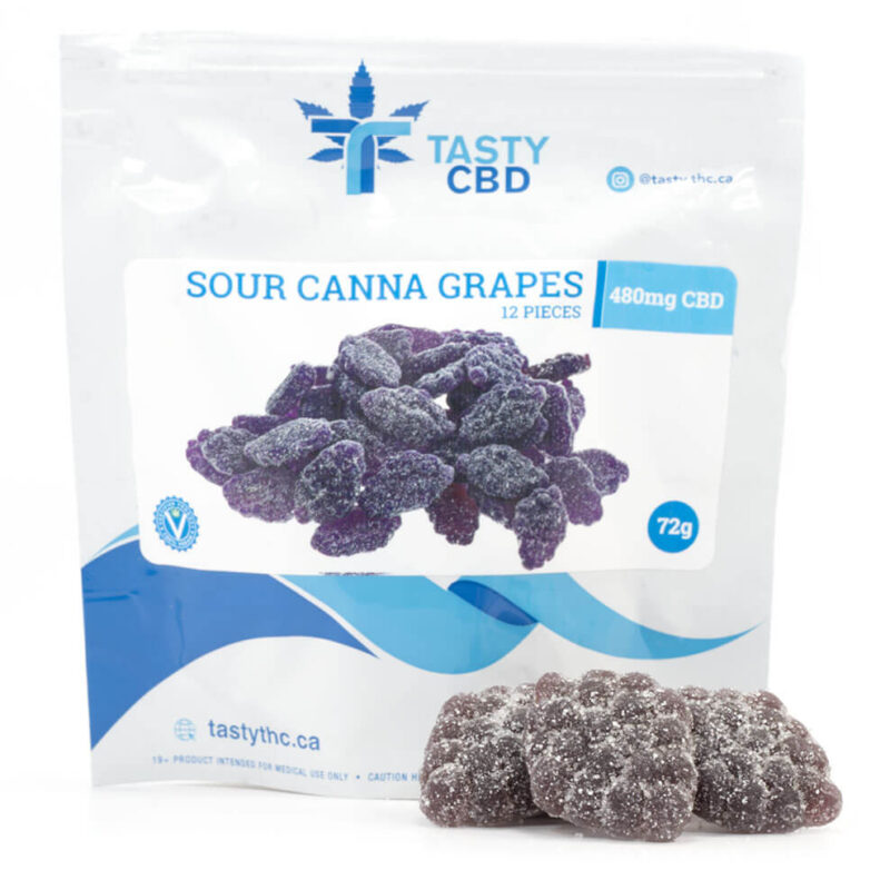 CBD Sour Canna Grapes (Tasty CBD)