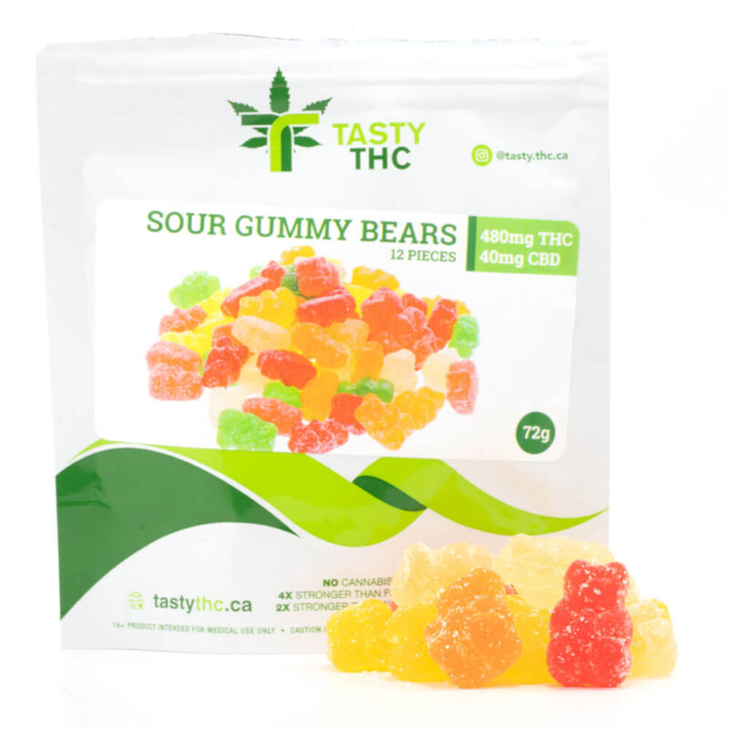 Sour Gummy Bears (Tasty THC)