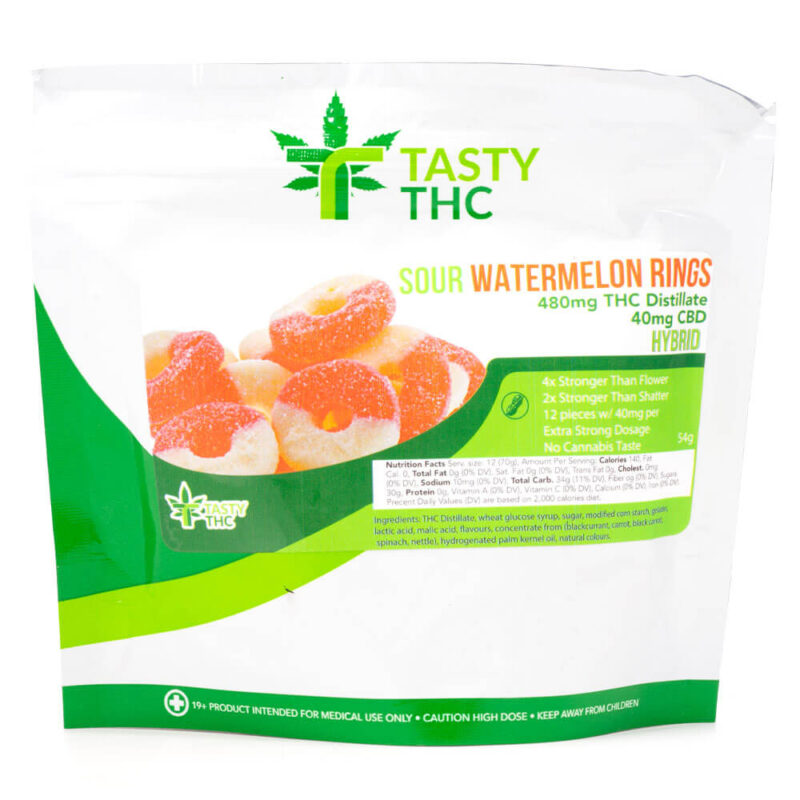 Sour Watermelon Rings (Tasty THC)