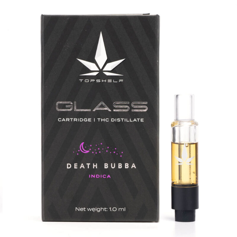 Death Bubba THC Glass Cartridge (Top Shelf)