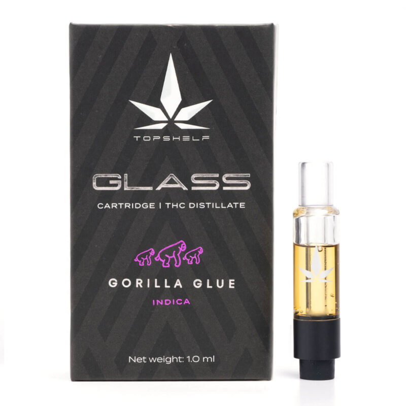 Gorilla Glue THC Glass Cartridge (Top Shelf)