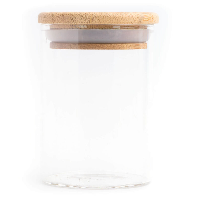 Glass Storage Jars (Top Shelf)
