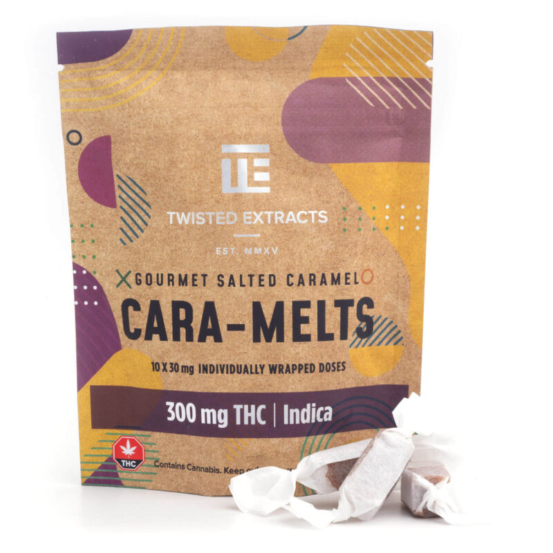 Indica 300mg THC Cara-Melts (Twisted Extracts)