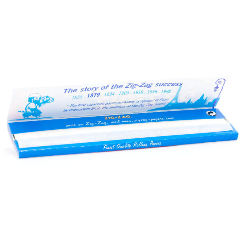 Zig Zag Rolling Papers – Blue Slim King Size - Image 2