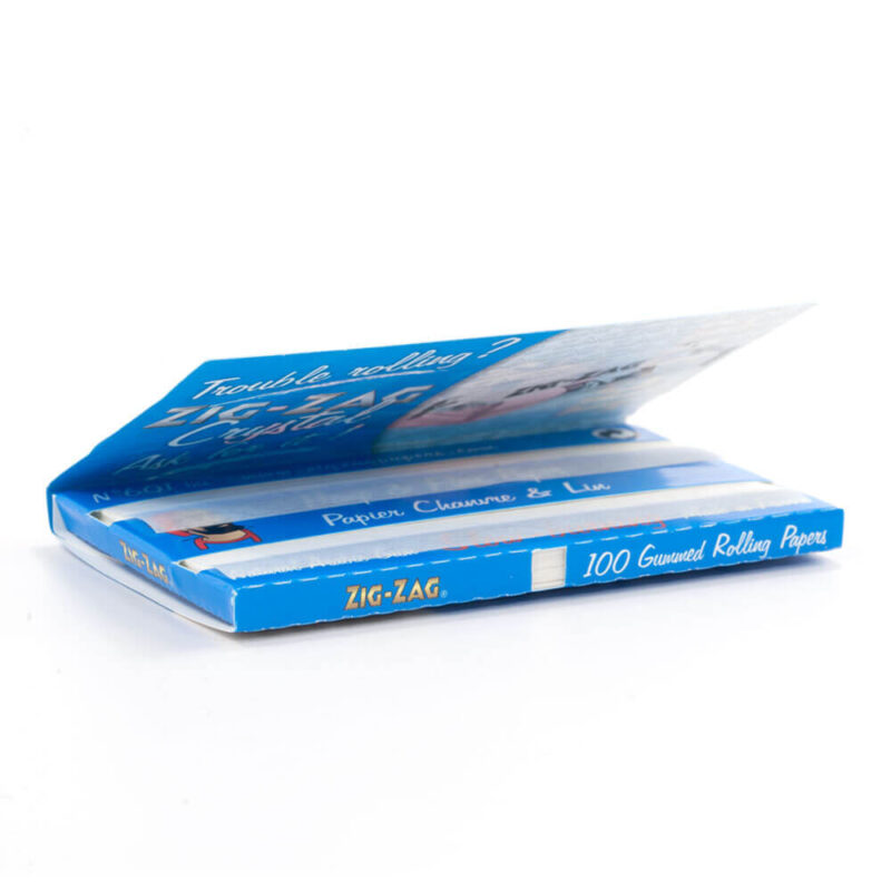 Zig Zag Rolling Papers – Blue 100pk Single Wide - Image 2