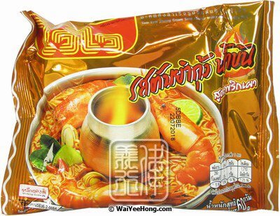 Wai Wai Creamy Tom Yum Shrimp Instant Noodles